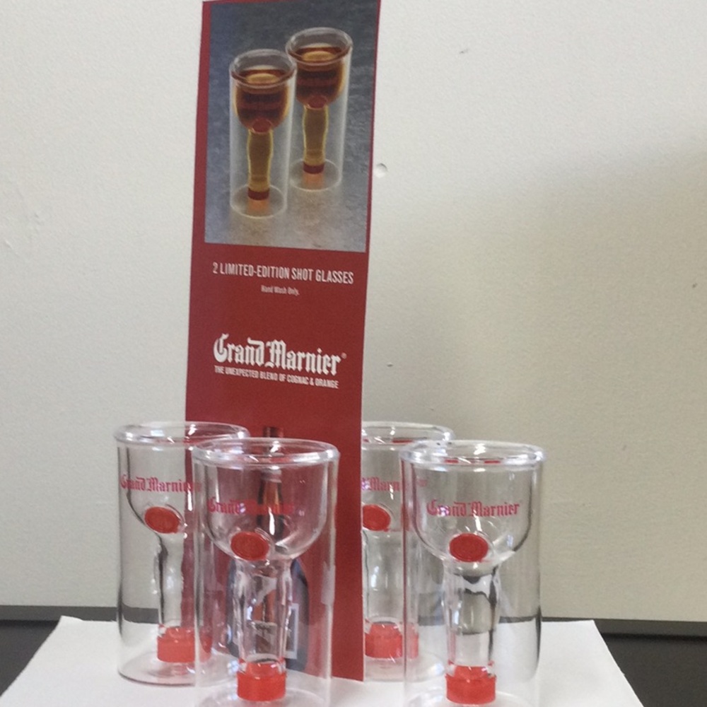 New 4 Grand Mariner Limited-Edition Shot Glasses